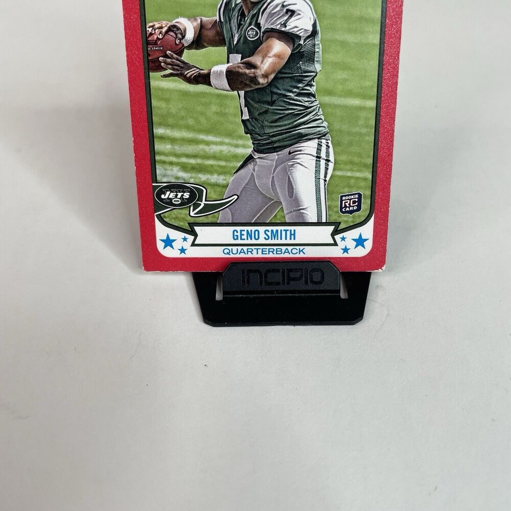 Geno Smith Rookie Card Topps Magic Mini Card, Red, 41/50, Jets, Seahawks, - Picture 4 of 4